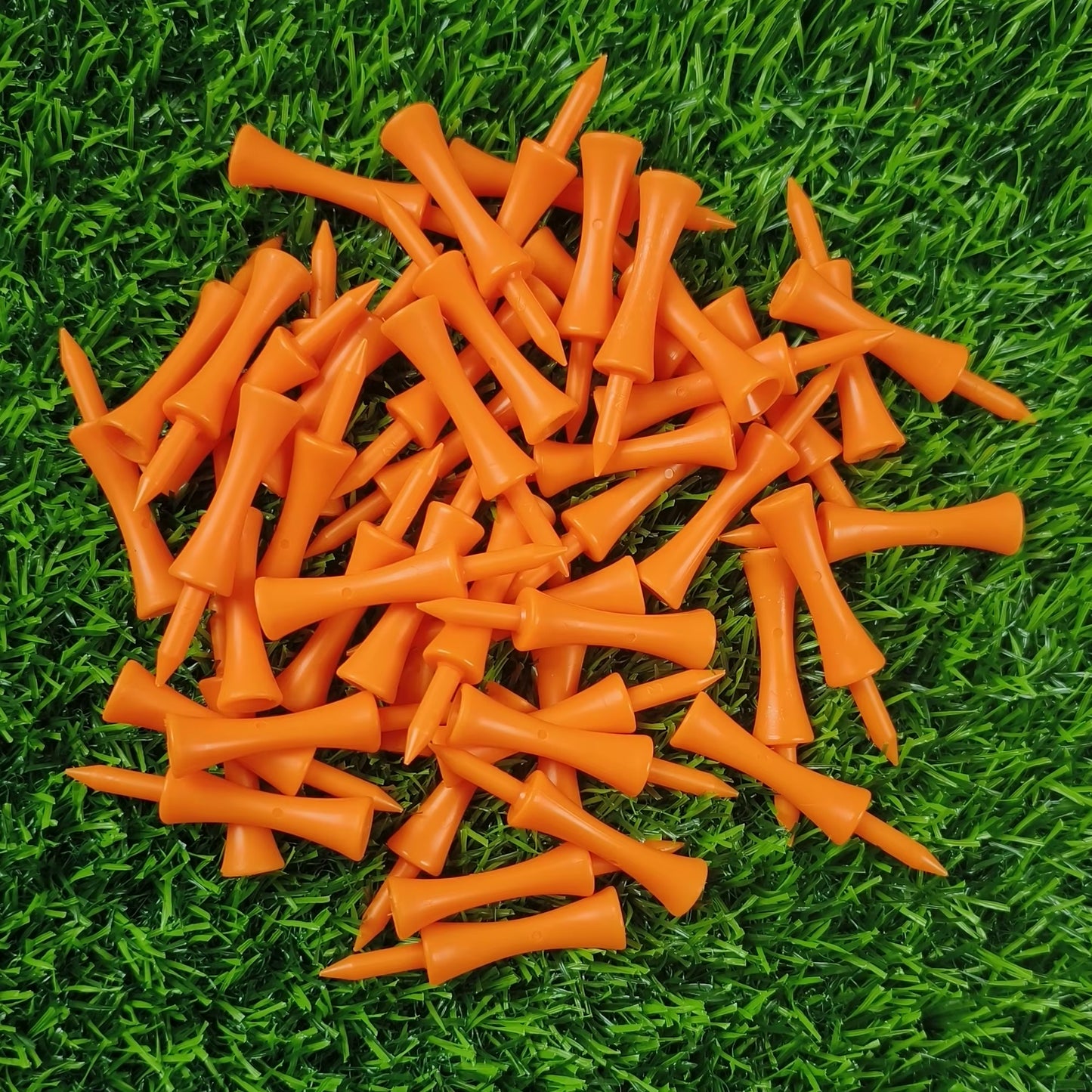 50-Piece Professional 59mm Golf Tees - Premium Golf Practice Accessories and Plastic Ball Holders