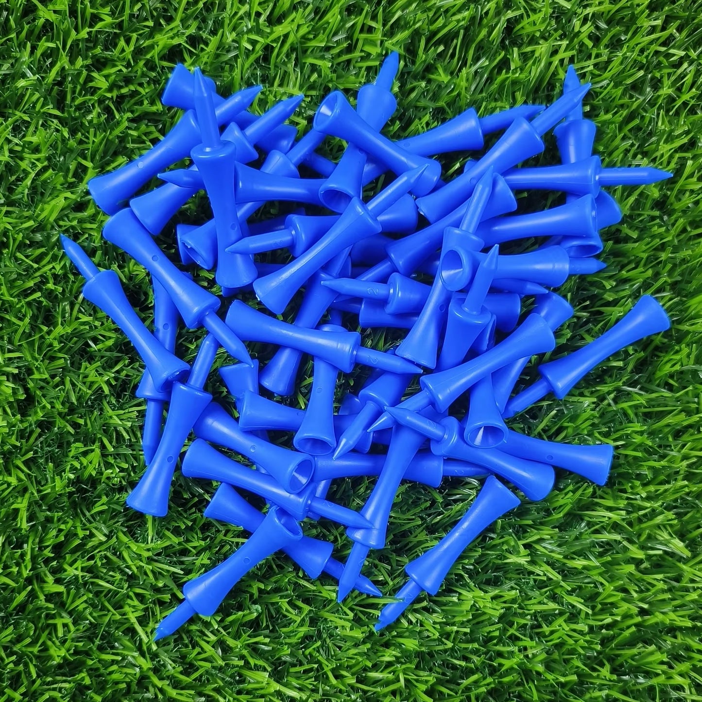 50-Piece Professional 59mm Golf Tees - Premium Golf Practice Accessories and Plastic Ball Holders