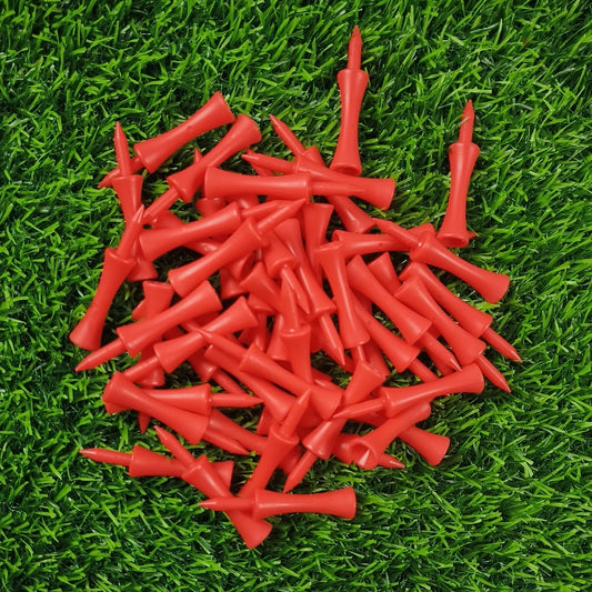 50-Piece Professional 59mm Golf Tees - Premium Golf Practice Accessories and Plastic Ball Holders